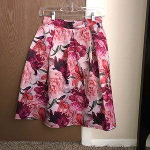 Small floral Charlotte Russe skirt